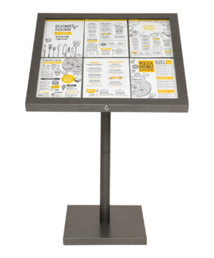 Espositore a Led Cromy Big 6 A4