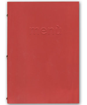 Menu Passione Rossa 12 facciate